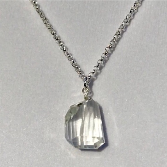 Genuine Crystal Quartz Gemstone Pendant! - Picture 1 of 8